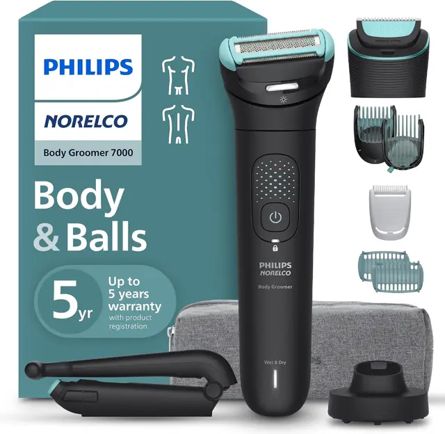 Recortadora corporal e íntima Philips Norelco Body Groomer 7000