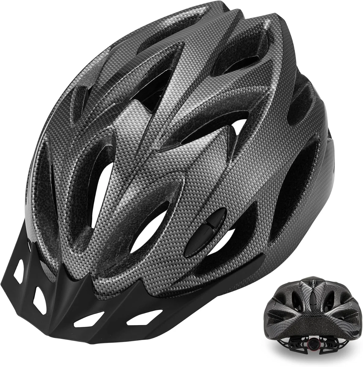 Casco de bicicleta ultraligero con visera (adulto)