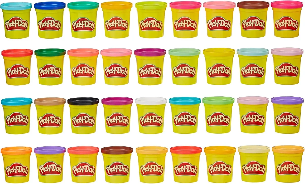 Play-Doh caja de 36 latas de colores (3 oz c/u)