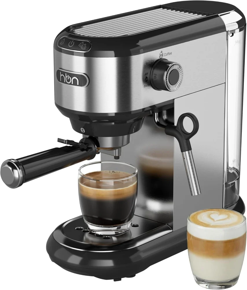 Cafetera espresso HBN 20 bar con vaporizador de leche