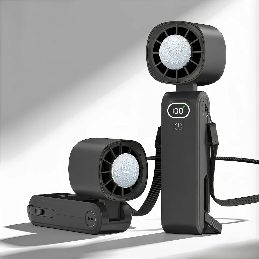 Ventilador de mano con placa de enfriamiento 5000 mAh