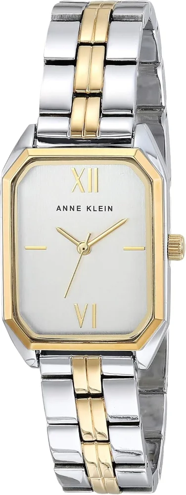 Reloj de pulsera Anne Klein para mujer · brazalete bicolor